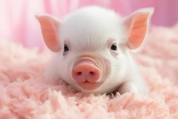 Mini cochon comme animal de compagnie